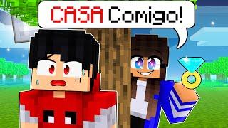 MENINA YANDERE quer CASAR com o P3DRU no Minecraft