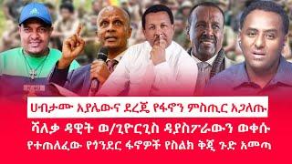 HAMER MEDIA | ሀብታሙ አያሌውና ደረጄ የፋኖን ምስጢር አጋለጡ | ሻለቃ ዳዊት ወ/ጊዮርጊስ ዳያስፖራውን ወቀሱ #fano #amhara