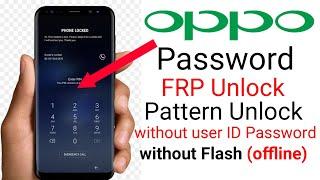 All Oppo Reset Password How to fix forgot lockscreen Password Any OPPO Password