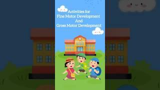 Activities for Fine Motor Development and Gross Motor Development #des #mmsk