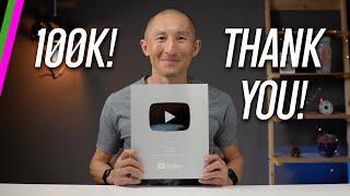 Silver Play Button Unboxing (100K Subscriber Award) // THANK YOU!!