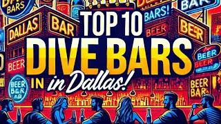 Dallas’ Best Dive Bars You Can’t Miss!