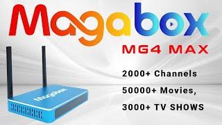 MagaBox MG4 Max 4GB +128G Android Streaming TV Box