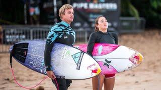 PIPELINE MASTER WITH CARISSA MOORE! (FINALS DAY)