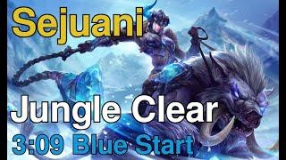 Sejuani Jungle Clear | 3:09 Blue Start (1 Smite World Record)