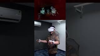 First Time Playing VR Games! #shorts