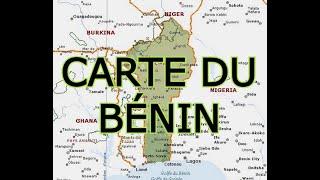 CARTE DU BÉNIN