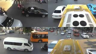 6.4 9MP 360 degree camera, Quad PTZ  Interchange in Thailand