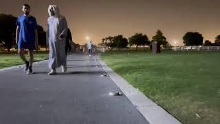 Night Walk Tour @ Aspire Park, Doha Qatar 4K