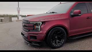 Clinched Widebody Ford F150 EcoBoost 2022 SEMA Show build by Pennington Concepts