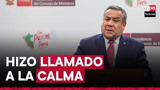 Sismo de 7.0 en Arequipa: premier Gustavo Adrianzén descartó riesgo de tsunami