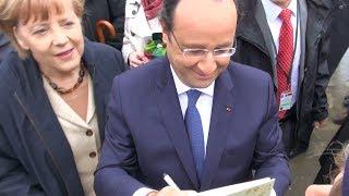 Merkel und Hollande | Besuch auf der Insel Rügen | Sassnitz 9.5.2014