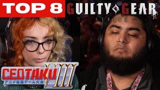 CEOtaku 2024 Guilty Gear Strive Top 8 (Goldlewis Giovanna Sol Nagoriyuki Faust Leo) GGST Tourney