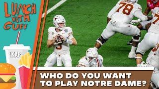  REKAP Lunch Hour with Guff: What matchup you want..ND/OSU or ND/Texas?