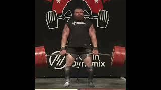 500Kg Deadlift By *@Eddie 'The Beast' Hall*  #shorts