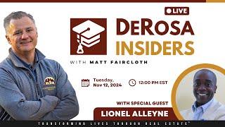 DeRosa Insiders LIVE with Matt Faircloth