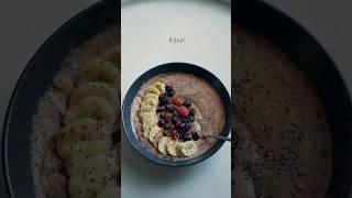 High Protein Chocolate Yogurt Bowl ‍ #wheyprotein #proteinrecipes