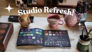 2023 Art Studio Tour | Reorganising (again) to finally find some flow 