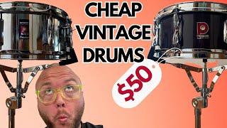 The $50 Vintage Snare Drum That ROCKS (And The Best Brand You've Never Heard)