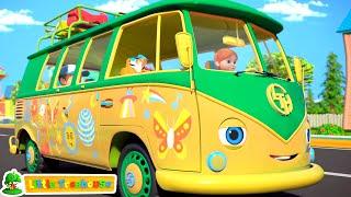 Wheels on the Bus Go Round and Round - Sing Along Rhymes & More Baby Songs