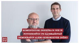 Komentátori Denníka N: Nie je povinnosťou PS zachraňovať Demokratov alebo hocikoho iného