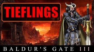 The Tiefling Race | Baldur's Gate 3 Lore (D&D)