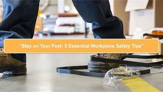 Trips - 5 essential tips to prevent workplace trips #safe #safetyfirst #safetyandhealth #awareness