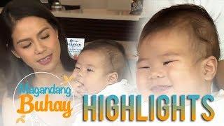 Magandang Buhay: Kaye and Paul Jake proudly show baby Pio Joaquin