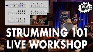 SUPER STRUMMER: Beginner Strumming Workshop & Masterclass (Strum Patterns, Songs, Technique)