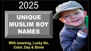 Muslim Baby Boy Names with Meaning || Names for Boys || Modern Names for Muslim Boys || Sahaba Names