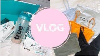 Kookai haul, workout, beach trip + trying true protein VLOG | Ellie Kate