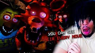 YOU CAN SEE EVERY SINGLE MOVE THEY MAKE! [FNAF IN REAL TIME]