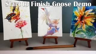 The Watercolor Gold Standard  - Loose Transparency for Beginners - White Goose Start 2 Finish