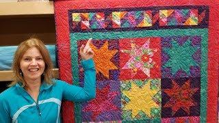 Kaffe Stars Quilt! | Bonus Kite Tail Borders