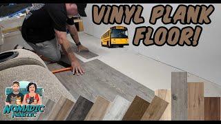 NautiBus Gets Waterproof Vinyl Planking Flooring Installed!