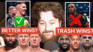 THE MMA GURU EXPLAINS WHY TOM ASPINALL HAS MORE DANGEROUS WINS THAN JON JONES? TRASH WINS?