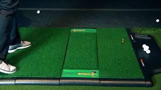 TrueStrike Golf Mats - Lets you hit down and through the shot