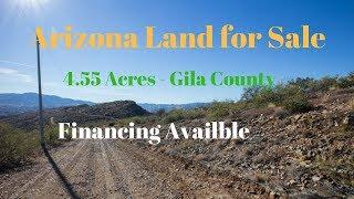 Arizona Land for Sale 4.55 Acres - Owner Financing - Billyland.com