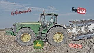 JOHN DEERE POWER!! JD 8520 PLOWING