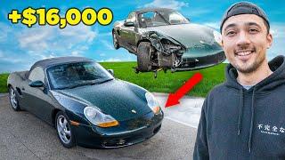 I Rebuilt A CRASHED Porsche Boxster for CHEAP