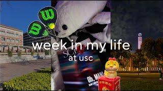 week in my life at usc | productive vlog, scene magazine, padel with friends ️