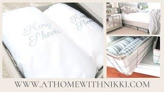 HOME ORGANIZING TIPS | How I Organize My Linens Throughout My Home