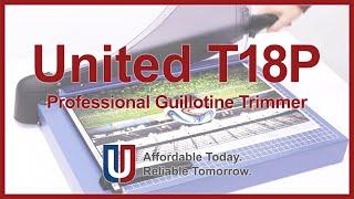 United T18P - 18" Professional Guillotine Paper Trimmer