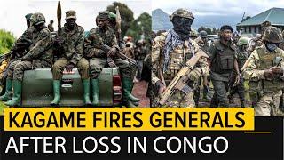 Kagame Fires his Military Chiefs after 98 Rwandan Troops die in Congo