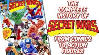 SECRET WARS - EVERY COVER recreated with Marvel Legends!  Complete History!