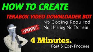 TERABOX BOT || HOW TO CREATE TERABOX DOWNLOADER BOT || TELEGRAM BOT || True12G