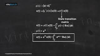 Control Systems for BE/B.Tech  Solution of state Equation, STM