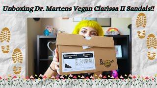 Unboxing Dr. Martens Vegan Clarissa II Sandals!!