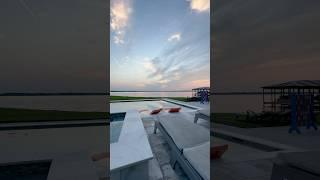 Gorgeous Sunset from Lake Houston in Huffman, Texas on May 31, 2025 #sunset #macmiller #mansion