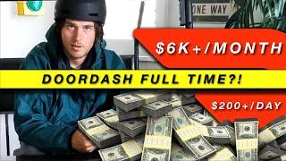 DoorDash Full Time (Earnings + Strategies Revealed!)
